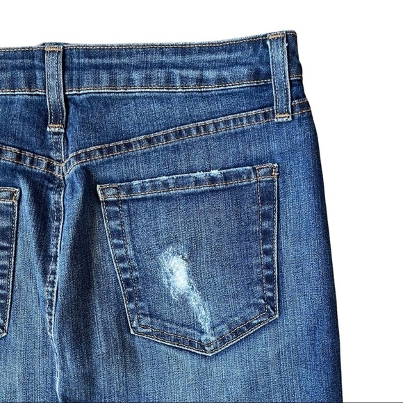 JustBlack Denim Pencil Skirt Distressed LIKE NEW - Picture 4 of 8